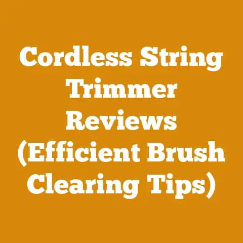 Cordless String Trimmer Reviews (Efficient Brush Clearing Tips)