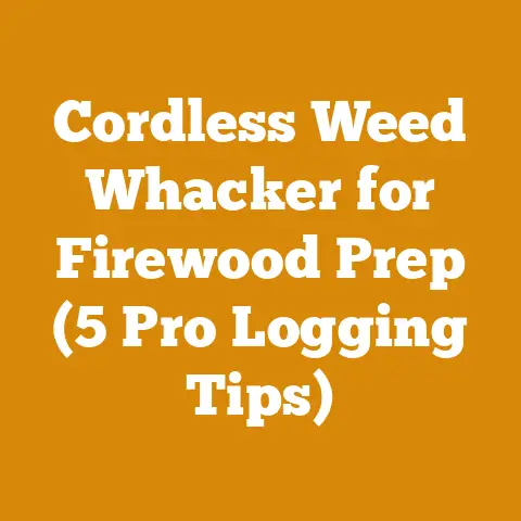 Cordless Weed Whacker for Firewood Prep (5 Pro Logging Tips)