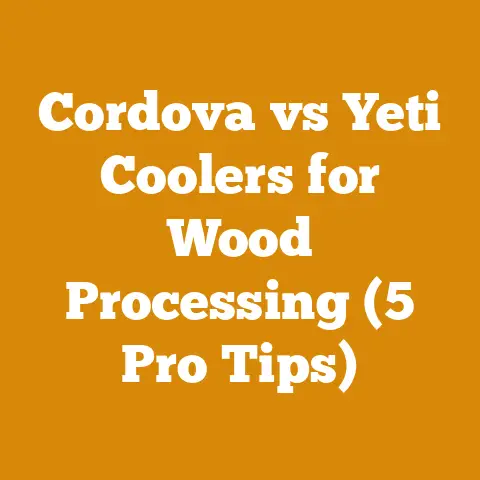 Cordova vs Yeti Coolers for Wood Processing (5 Pro Tips)