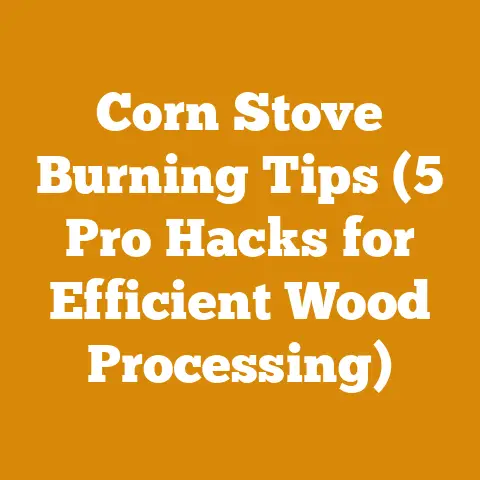 Corn Stove Burning Tips (5 Pro Hacks for Efficient Wood Processing)