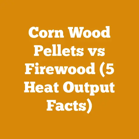 Corn Wood Pellets vs Firewood (5 Heat Output Facts)