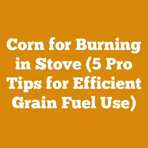 Corn for Burning in Stove (5 Pro Tips for Efficient Grain Fuel Use)