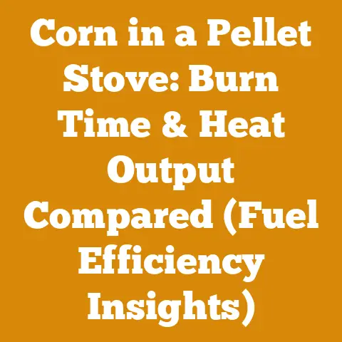 Corn in a Pellet Stove: Burn Time & Heat Output Compared (Fuel Efficiency Insights)