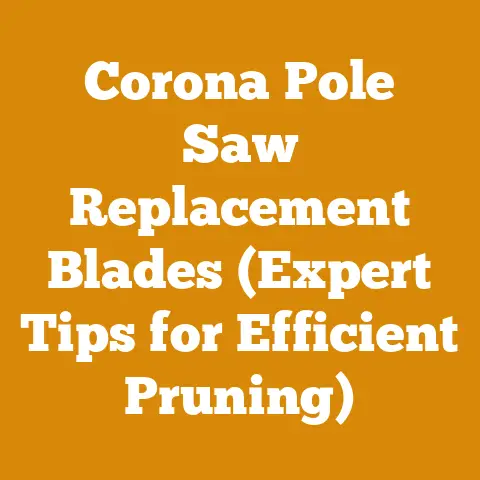 Corona Pole Saw Replacement Blades (Expert Tips for Efficient Pruning)