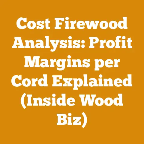 Cost Firewood Analysis: Profit Margins per Cord Explained (Inside Wood Biz)