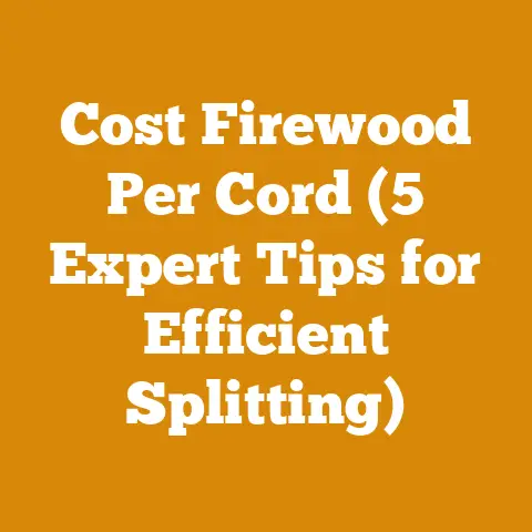 Cost Firewood Per Cord (5 Expert Tips for Efficient Splitting)