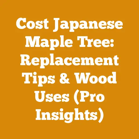 Cost Japanese Maple Tree: Replacement Tips & Wood Uses (Pro Insights)