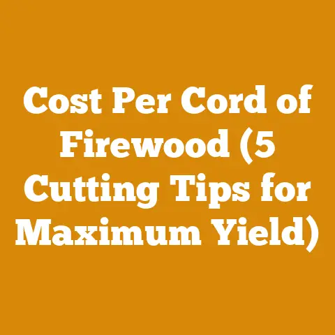 Cost Per Cord of Firewood (5 Cutting Tips for Maximum Yield)