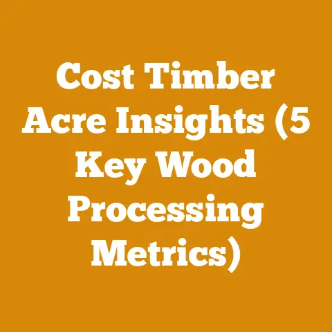Cost Timber Acre Insights (5 Key Wood Processing Metrics)