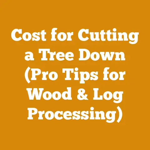 Cost for Cutting a Tree Down (Pro Tips for Wood & Log Processing)