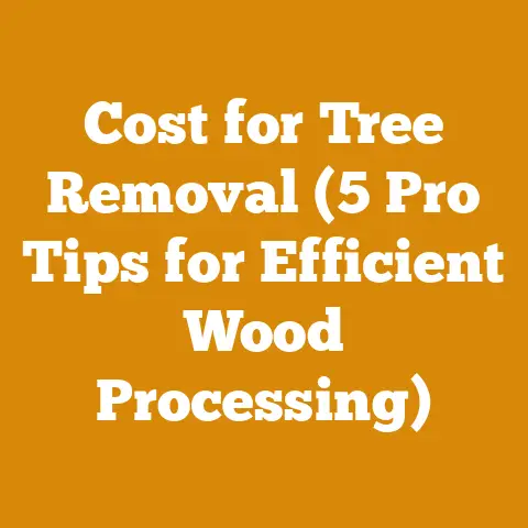Cost for Tree Removal (5 Pro Tips for Efficient Wood Processing)