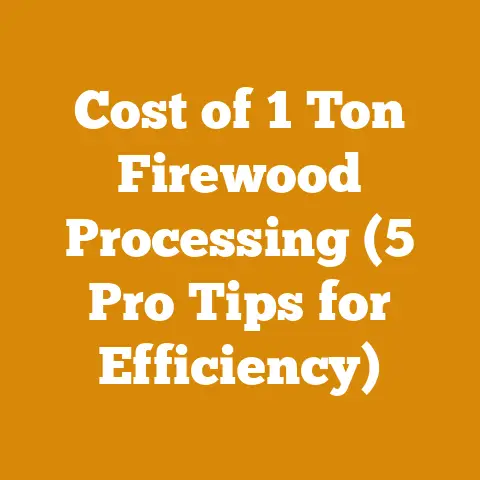 Cost of 1 Ton Firewood Processing (5 Pro Tips for Efficiency)