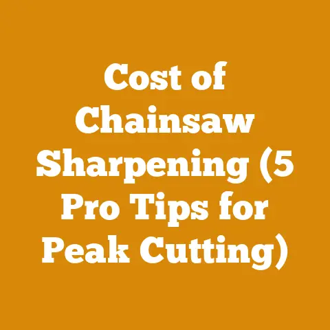 Cost of Chainsaw Sharpening (5 Pro Tips for Peak Cutting)