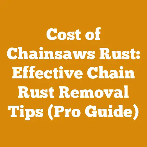 Cost of Chainsaws Rust: Effective Chain Rust Removal Tips (Pro Guide)