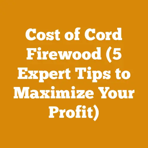 Cost of Cord Firewood (5 Expert Tips to Maximize Your Profit)