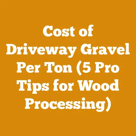 Cost of Driveway Gravel Per Ton (5 Pro Tips for Wood Processing)