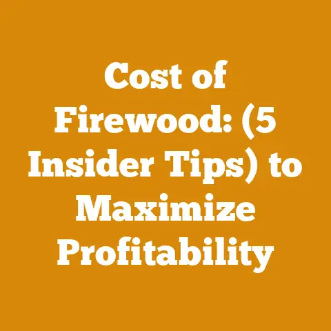 Cost of Firewood: (5 Insider Tips) to Maximize Profitability