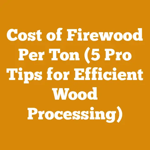 Cost of Firewood Per Ton (5 Pro Tips for Efficient Wood Processing)
