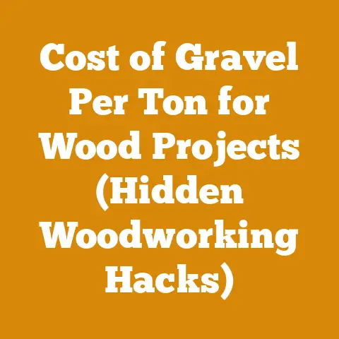 Cost of Gravel Per Ton for Wood Projects (Hidden Woodworking Hacks)