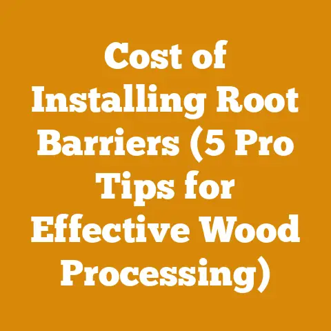 Cost of Installing Root Barriers (5 Pro Tips for Effective Wood Processing)