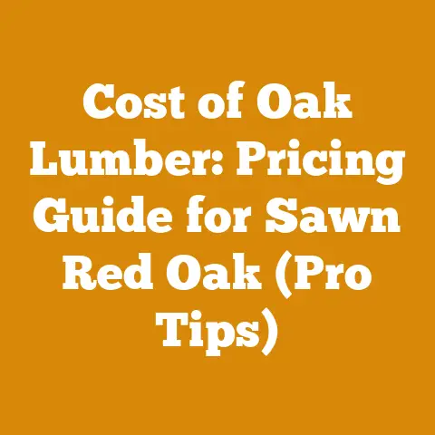 Cost of Oak Lumber: Pricing Guide for Sawn Red Oak (Pro Tips)