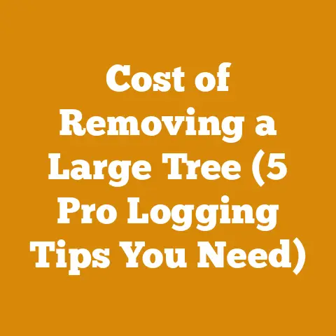 Cost of Removing a Large Tree (5 Pro Logging Tips You Need)