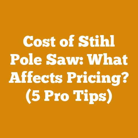Cost of Stihl Pole Saw: What Affects Pricing? (5 Pro Tips)