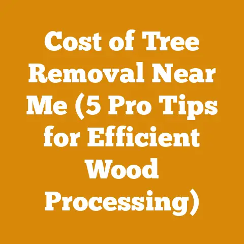 Cost of Tree Removal Near Me (5 Pro Tips for Efficient Wood Processing)