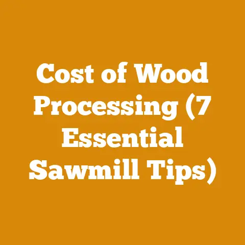 Cost of Wood Processing (7 Essential Sawmill Tips)