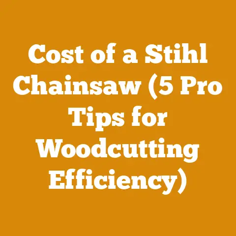Cost of a Stihl Chainsaw (5 Pro Tips for Woodcutting Efficiency)