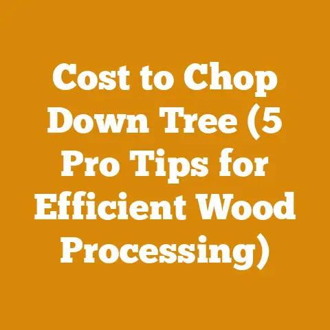 Cost to Chop Down Tree (5 Pro Tips for Efficient Wood Processing)