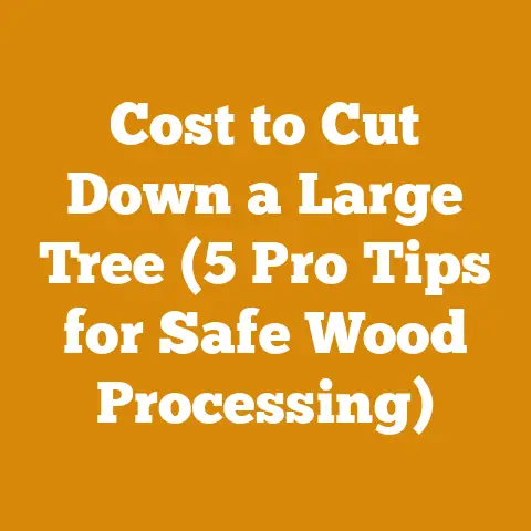 Cost to Cut Down a Large Tree (5 Pro Tips for Safe Wood Processing)