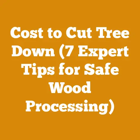 Cost to Cut Tree Down (7 Expert Tips for Safe Wood Processing)