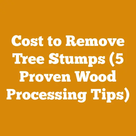 Cost to Remove Tree Stumps (5 Proven Wood Processing Tips)