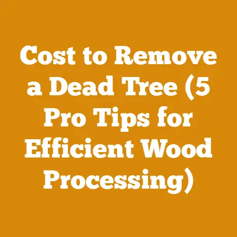 Cost to Remove a Dead Tree (5 Pro Tips for Efficient Wood Processing)