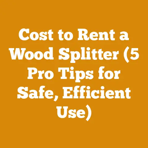 Cost to Rent a Wood Splitter (5 Pro Tips for Safe, Efficient Use)