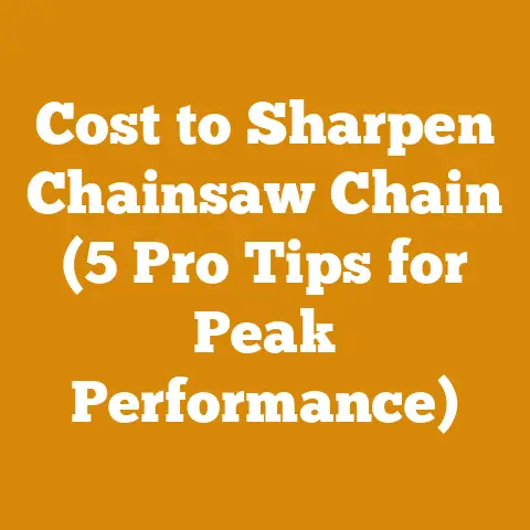 Cost to Sharpen Chainsaw Chain (5 Pro Tips for Peak Performance)