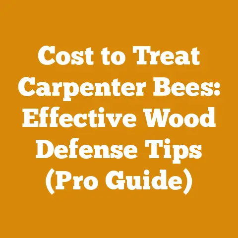 Cost to Treat Carpenter Bees: Effective Wood Defense Tips (Pro Guide)