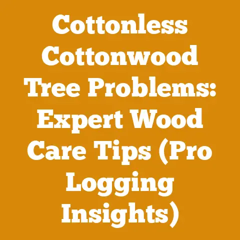 Cottonless Cottonwood Tree Problems: Expert Wood Care Tips (Pro Logging Insights)