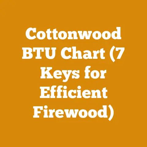 Cottonwood BTU Chart (7 Keys for Efficient Firewood)