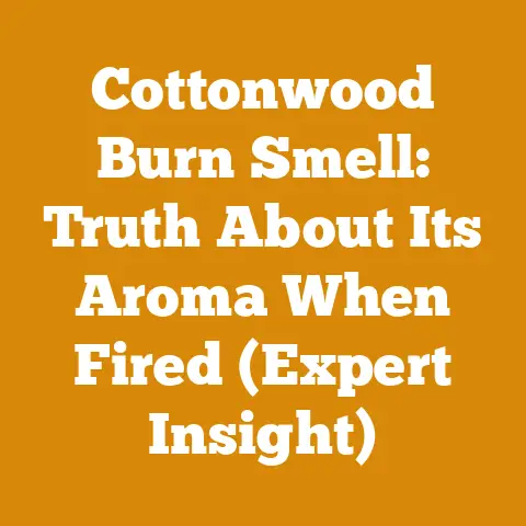Cottonwood Burn Smell: Truth About Its Aroma When Fired (Expert Insight)