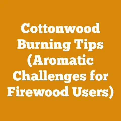 Cottonwood Burning Tips (Aromatic Challenges for Firewood Users)