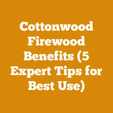 Cottonwood Firewood Benefits (5 Expert Tips for Best Use)