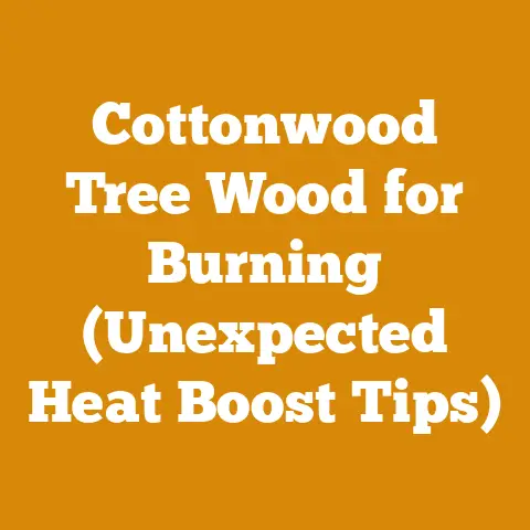Cottonwood Tree Wood for Burning (Unexpected Heat Boost Tips)