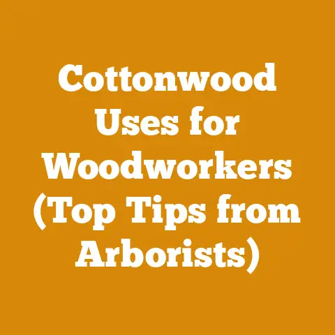 Cottonwood Uses for Woodworkers (Top Tips from Arborists)
