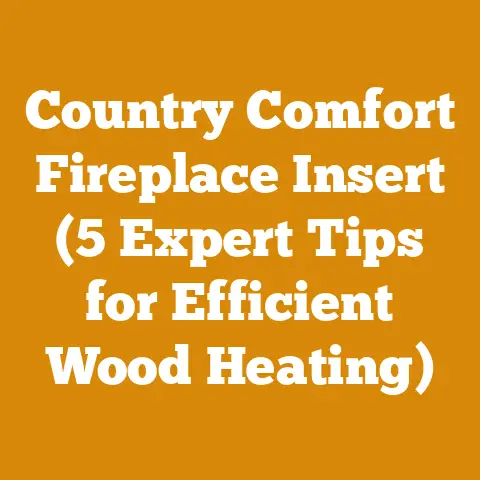 Country Comfort Fireplace Insert (5 Expert Tips for Efficient Wood Heating)