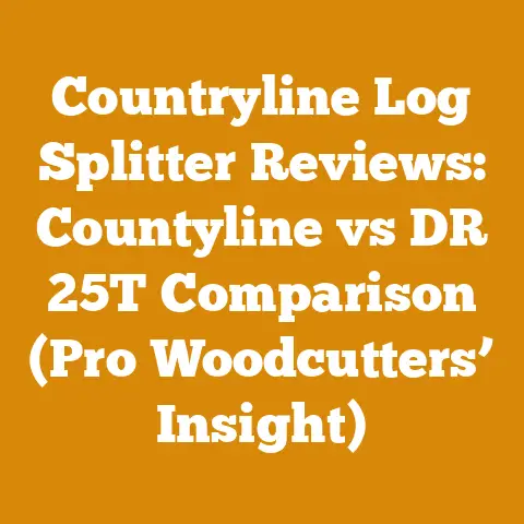 Countryline Log Splitter Reviews: Countyline vs DR 25T Comparison (Pro Woodcutters’ Insight)