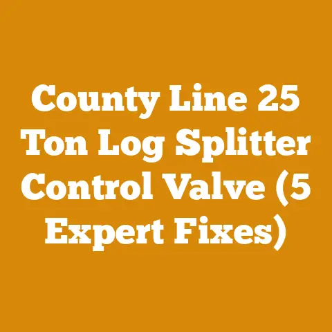 County Line 25 Ton Log Splitter Control Valve (5 Expert Fixes)