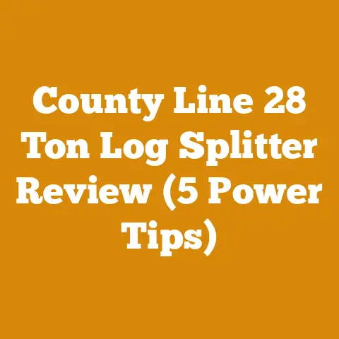County Line 28 Ton Log Splitter Review (5 Power Tips)