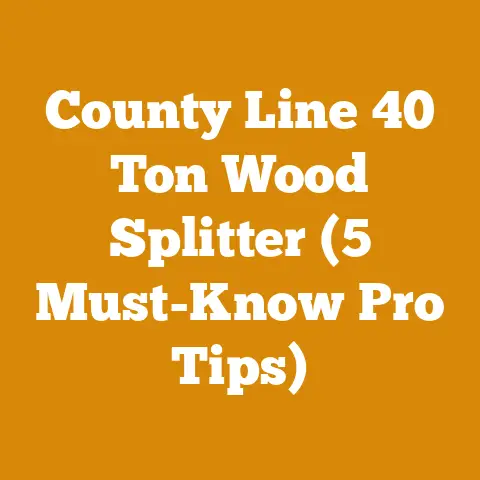 County Line 40 Ton Wood Splitter (5 Must-Know Pro Tips)